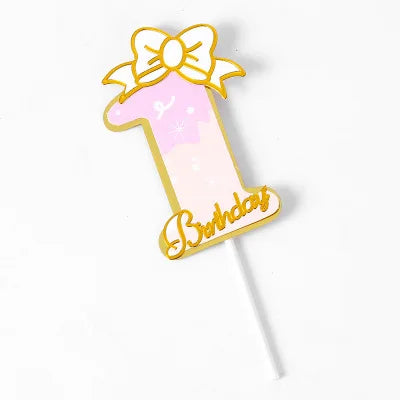 1 lote –  Bolo da Princesa Frozen Elsa e Anna, Enfeite para Cupcake, Bandeirinha para Bolo, Decoração de Festa de Aniversário para Meninas