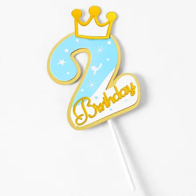 1 lote –  Bolo da Princesa Frozen Elsa e Anna, Enfeite para Cupcake, Bandeirinha para Bolo, Decoração de Festa de Aniversário para Meninas