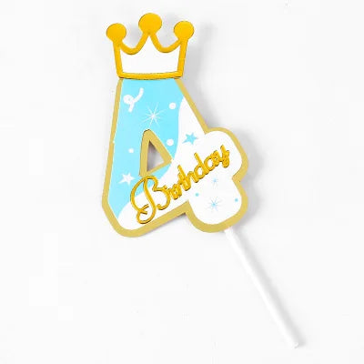 1 lote –  Bolo da Princesa Frozen Elsa e Anna, Enfeite para Cupcake, Bandeirinha para Bolo, Decoração de Festa de Aniversário para Meninas