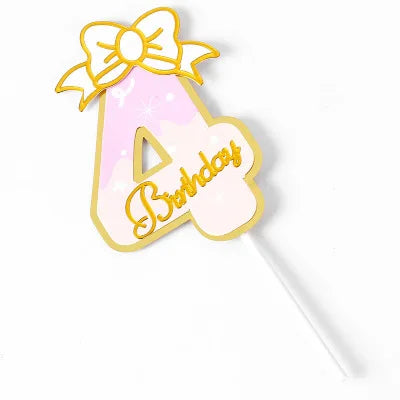 1 lote –  Bolo da Princesa Frozen Elsa e Anna, Enfeite para Cupcake, Bandeirinha para Bolo, Decoração de Festa de Aniversário para Meninas