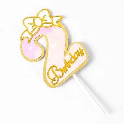 1 lote –  Bolo da Princesa Frozen Elsa e Anna, Enfeite para Cupcake, Bandeirinha para Bolo, Decoração de Festa de Aniversário para Meninas