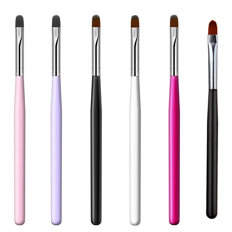 1 a 9 Peças – Pincel para Nail Art – Pontas 3D, Desenhos, Fototerapia, Acrílico, Gel UV, Extensão e Pintura