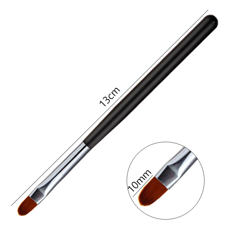 1 a 9 Peças – Pincel para Nail Art – Pontas 3D, Desenhos, Fototerapia, Acrílico, Gel UV, Extensão e Pintura